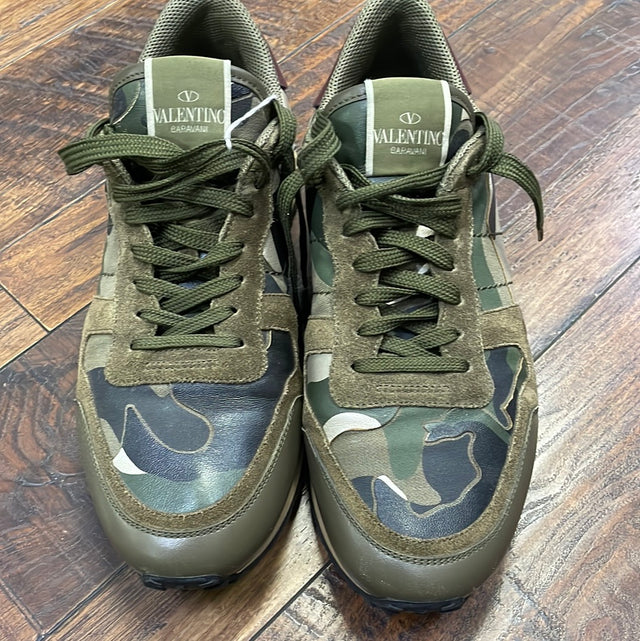 Shop Valentino Garavani Rockrunner Camouflage Sneakers | Saks Fifth Avenue